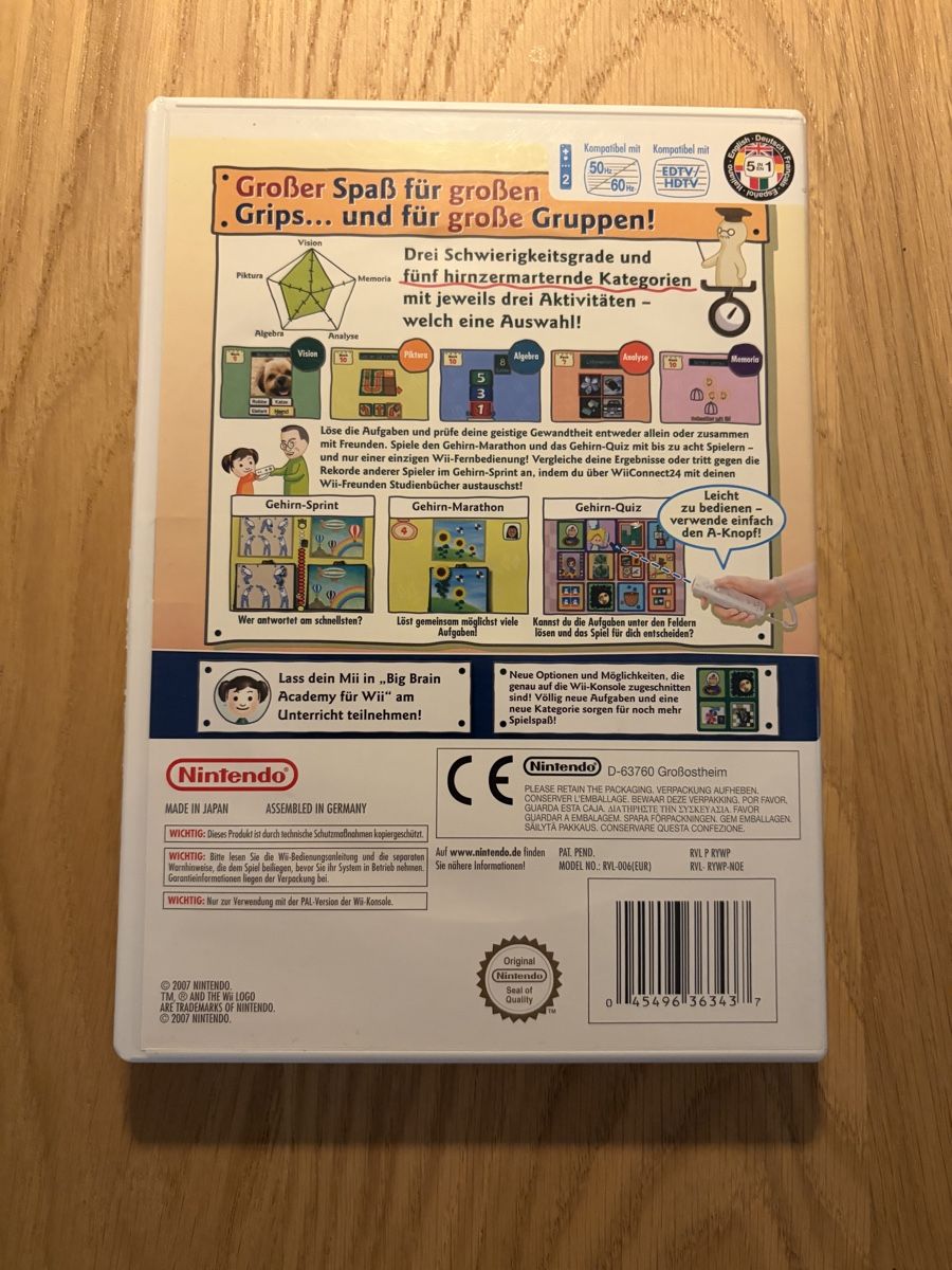 Nintendo Spiele: Big Brain Academy - Nintendo Wii – Gebraucht aus Pully von FunkyGames 1