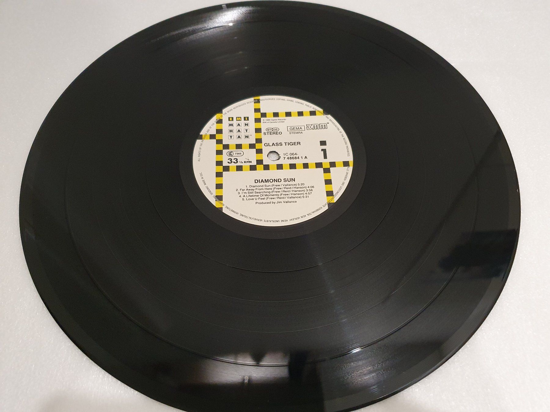 Dischi in vinile: Glass Tiger – Diamond Sun – Usato da Uster venduto da Vinyl-Leidenschaft 4