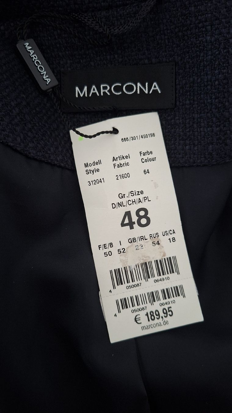 Giacche: Neuer Tweedblazer von Marcona – Nuovo e nell'imballaggio originale da Oberengstringen venduto da Kimchimon 3