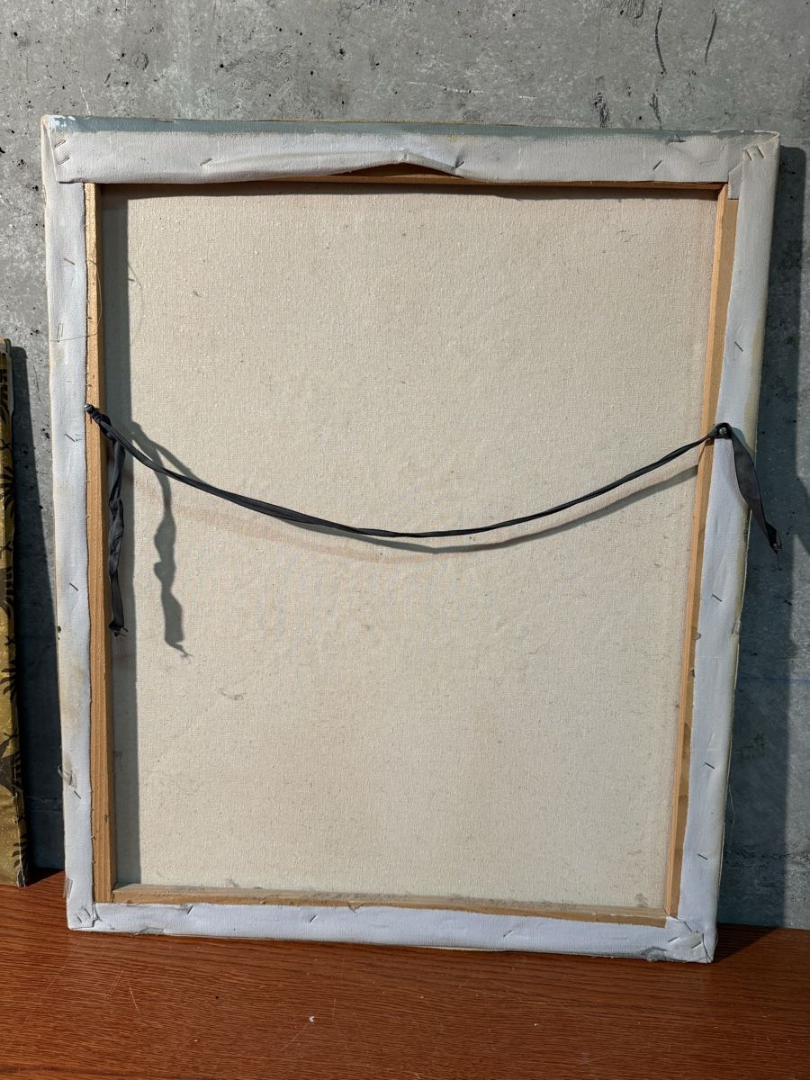 Tele & Cornici: Tableau de fleurs blanches sur étoiles – Usato da Lausanne venduto da vas_mbk2 8