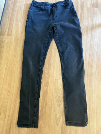 Jeggins, schwarze Jeans 170, H&M