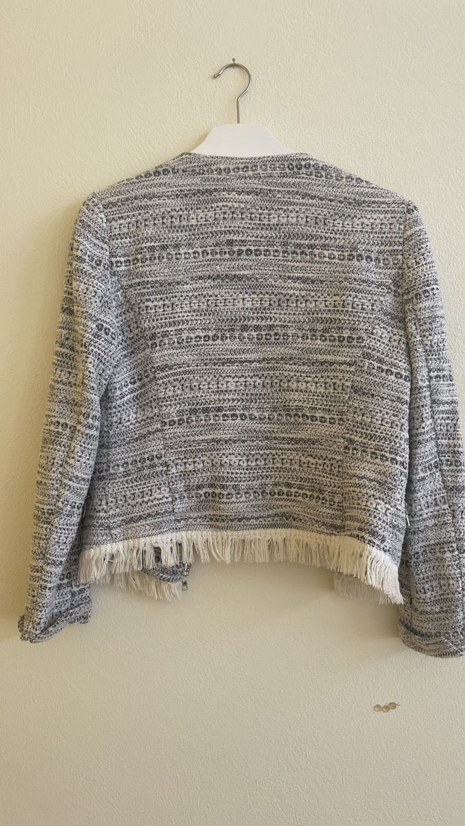 Giacche: Hübsche Sommerjacke, grau weiss gemustert – Usato da Roggwil BE venduto da R.. 3