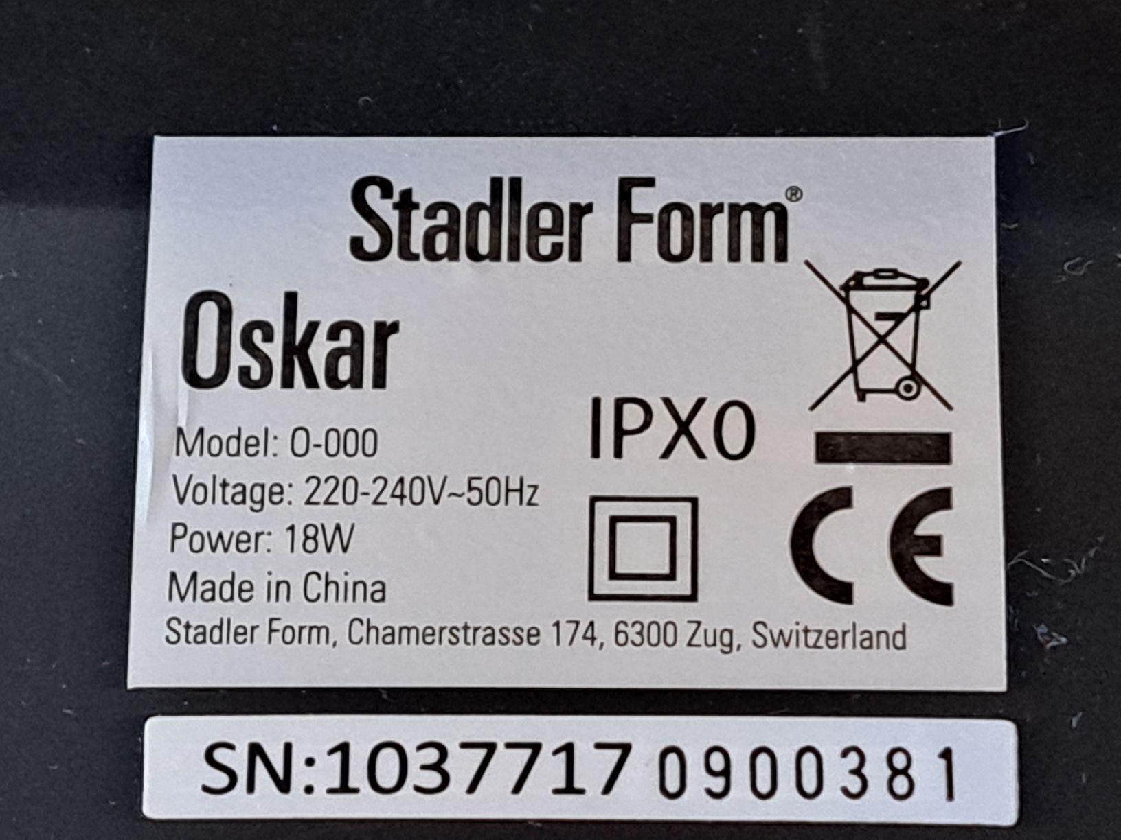 Stadler Form Deumidificatori: Stadler Form Luftbefeuchter Oskar  – Nuovo (secondo la descrizione) da Frauenfeld venduto da berk39 6