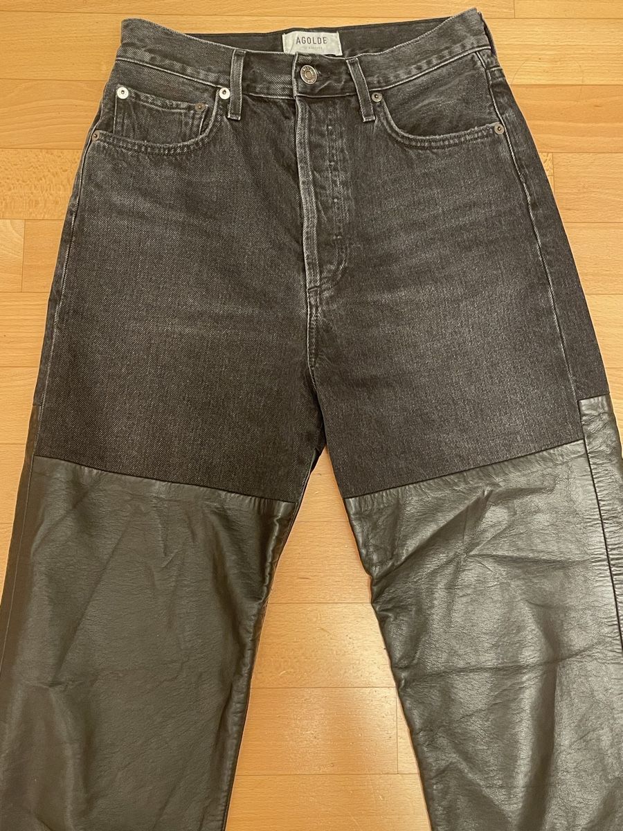 Agolde Jeans: AGOLDE Los Angeles leather pants Jeans – Usato da Castagnola venduto da Car2X2N 1