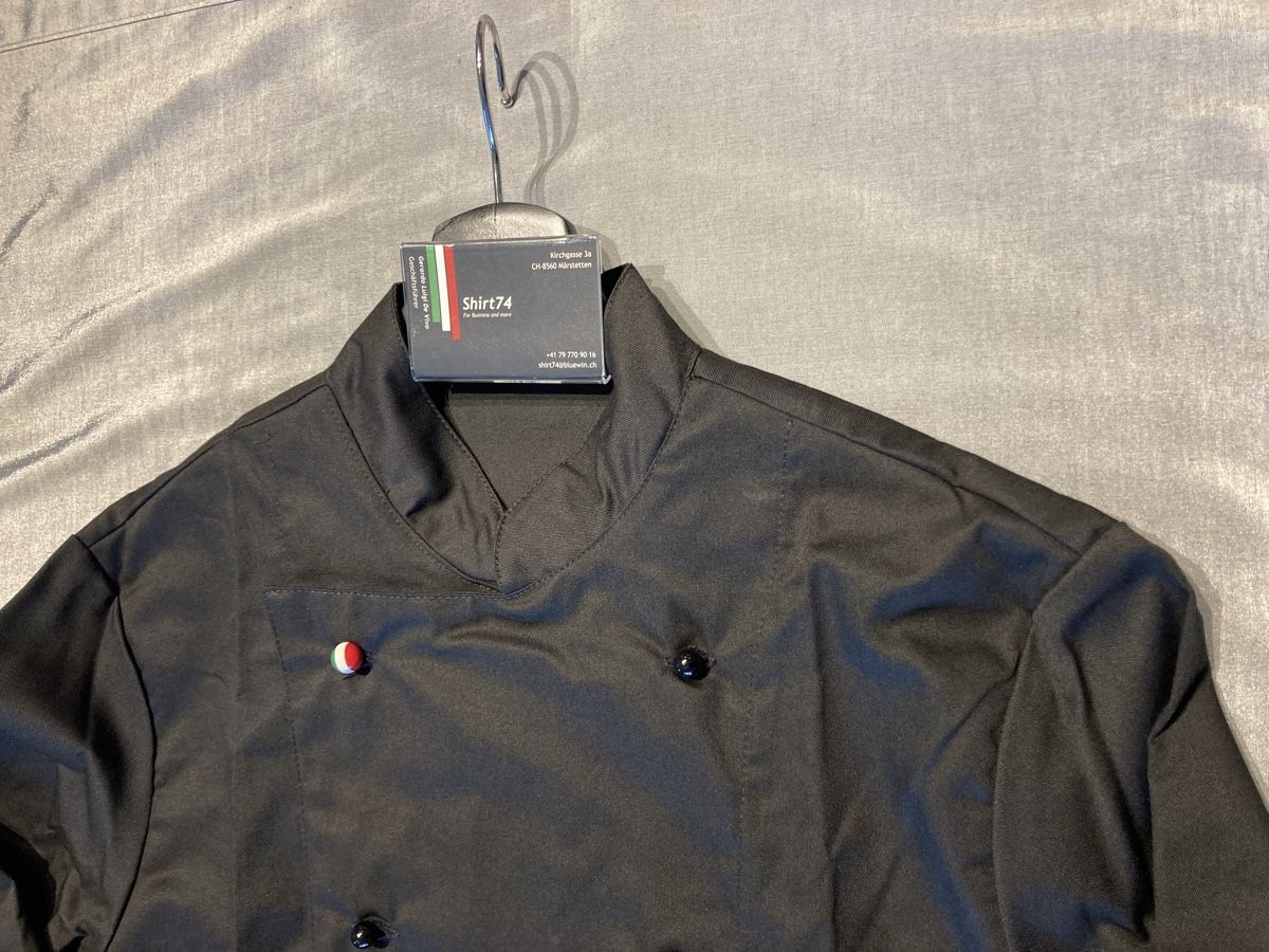 Jacken: Professionelle Kochjacke Black size XSS – Neu und originalverpackt aus Märstetten von Shirt74 4