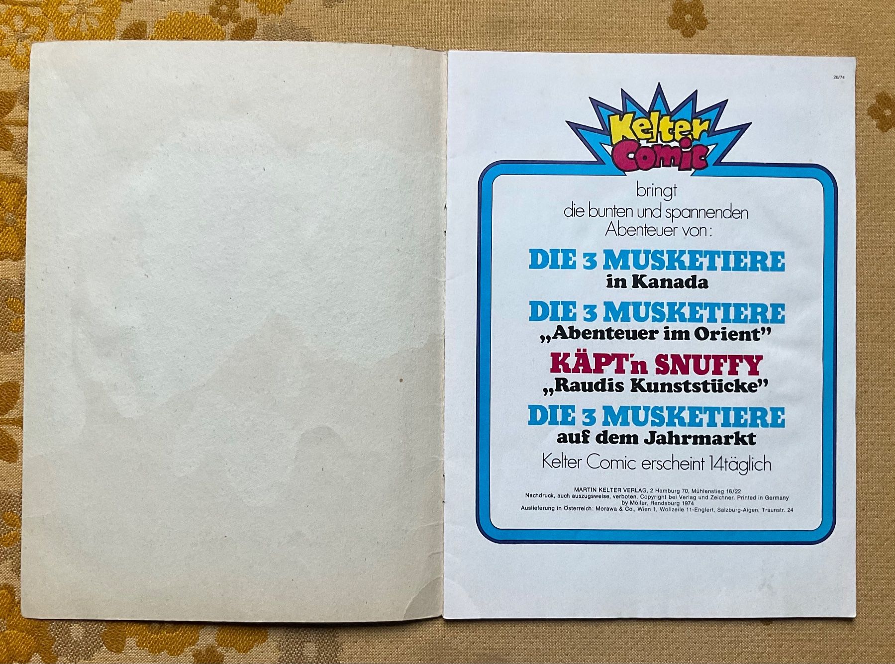 Fumetti: Kelter Comic Band Nr 15 von 1974 – Difettoso da Endingen venduto da nathan05 2