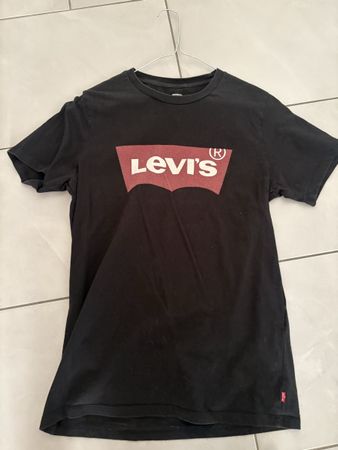 Levi's T-Shirt Schwarz mit Logo, Grösse XS - Top Zustand!