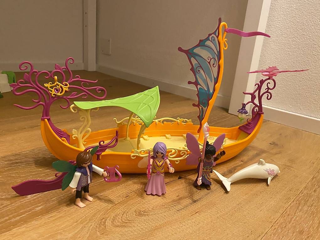 Spielzeuge: PLAYMOBIL 9133 Romantisches Feenschiff – Gebraucht aus Steinach von Susansung 2