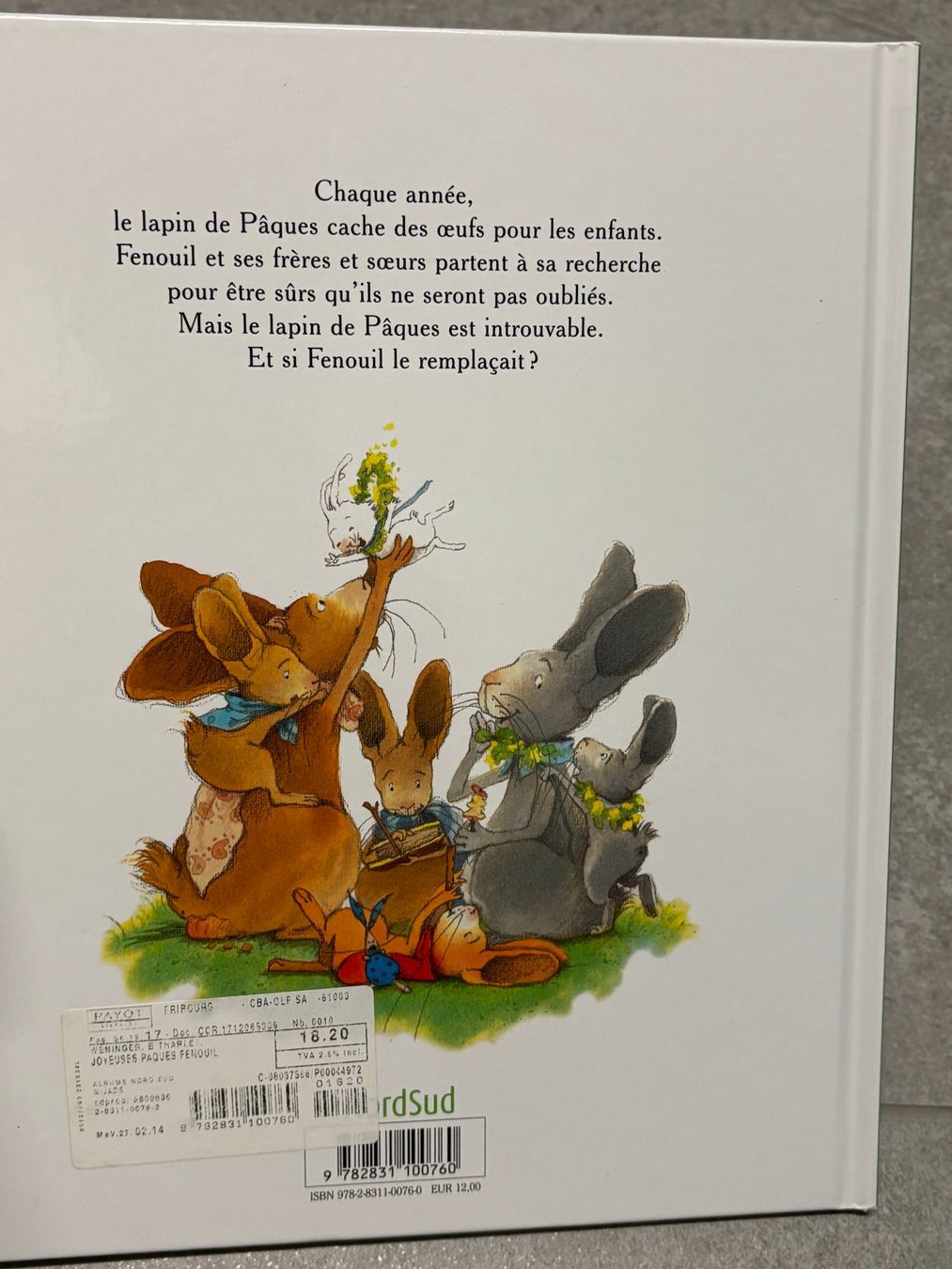 Libri: Livre illustré Joyeuses Pâques Fenouil" 2016 – Usato da Salvenach venduto da gwenwywar 1
