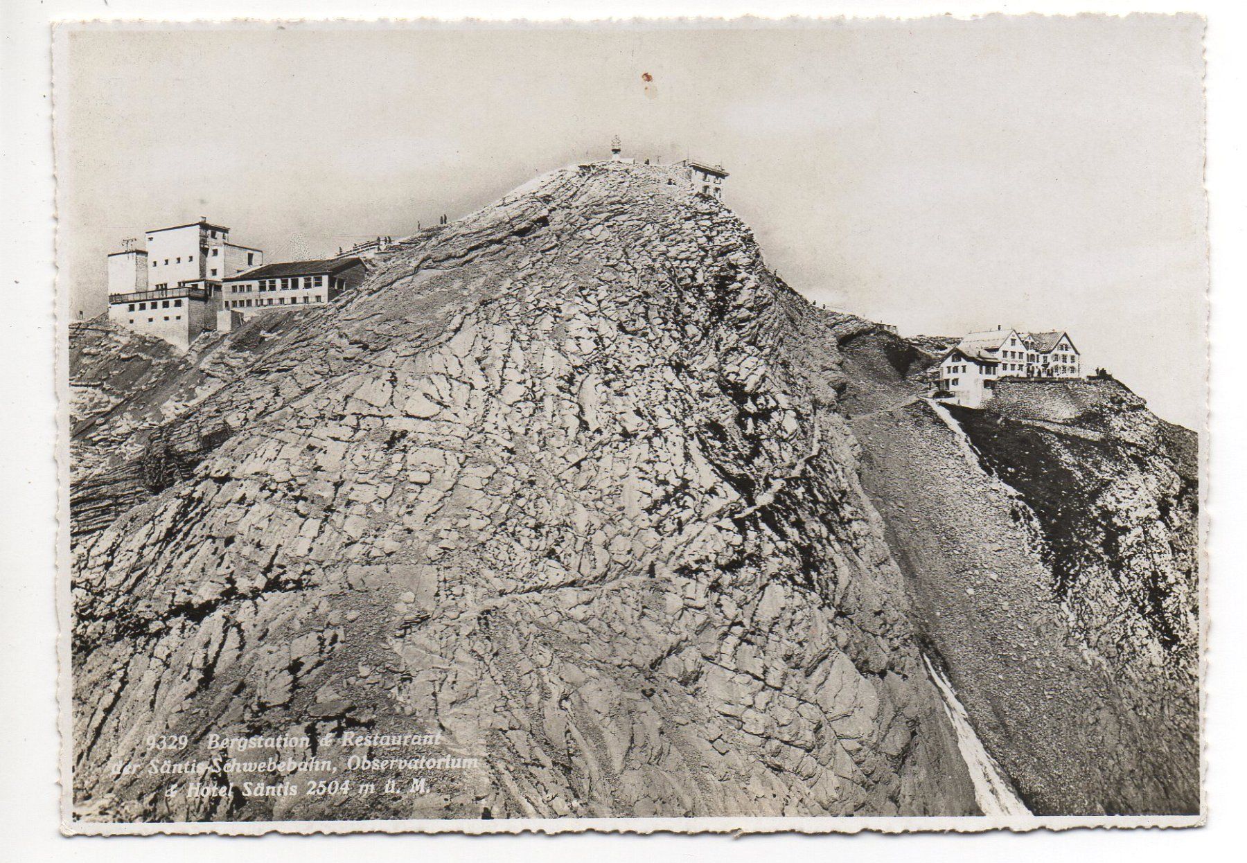 Cartoline postali: SÄNTIS Bergstation & Restaurant - Observatorium & Hotel – Nuovo (secondo la descrizione) da Jona venduto da philajona