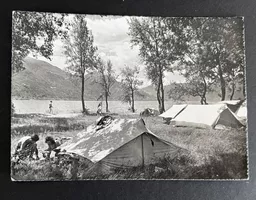 ASCONA. Camping Platz (Lago Magsiore)