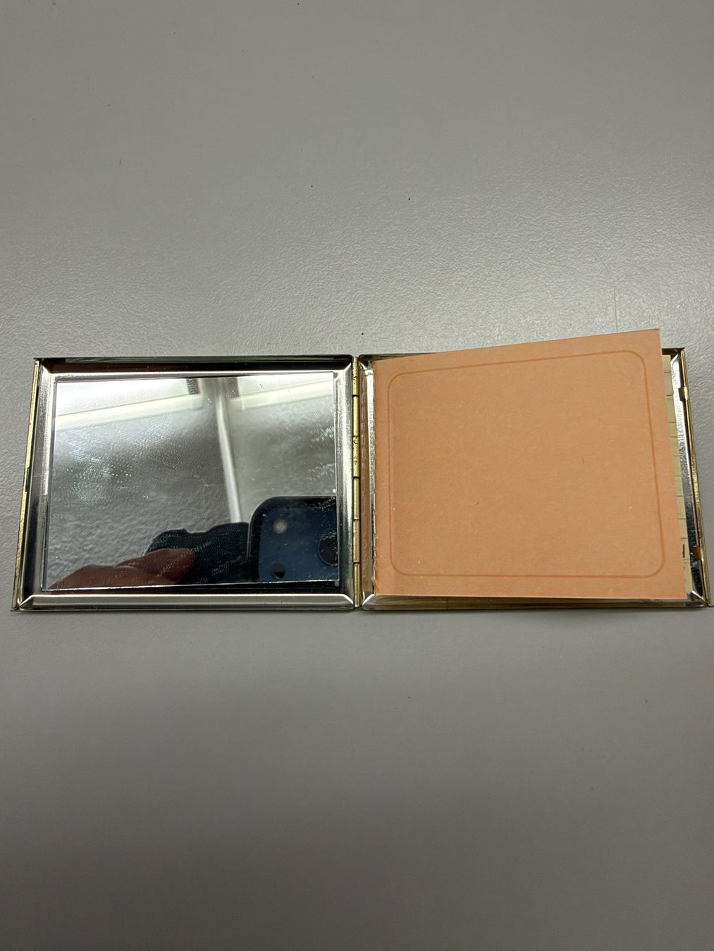 Schreibblöcke: altes Mini Notizbuch Metall – Gebraucht aus Giswil von Askan59 1
