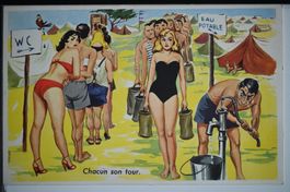 Humour — 1958 — AK/CPA — Chacun son tour