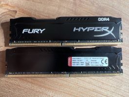  HyperX Fury 16GB (2x8GB) DDR4-2133 CL14 RAM Kit