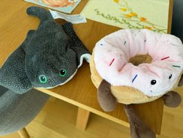 Warmies Kuscheltiere Set Rochen und Donut 🍩