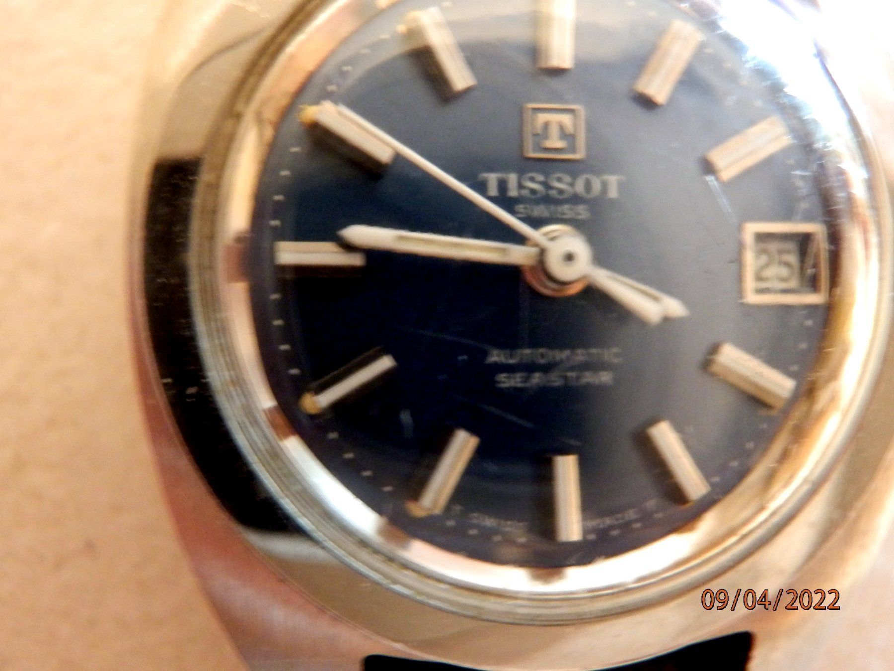 Tissot Orologi: Tissot, Automatic, Seastar, Datum, 23mm, Lederarmband, läuft – Usato da Ueberstorf venduto da dinbau 2