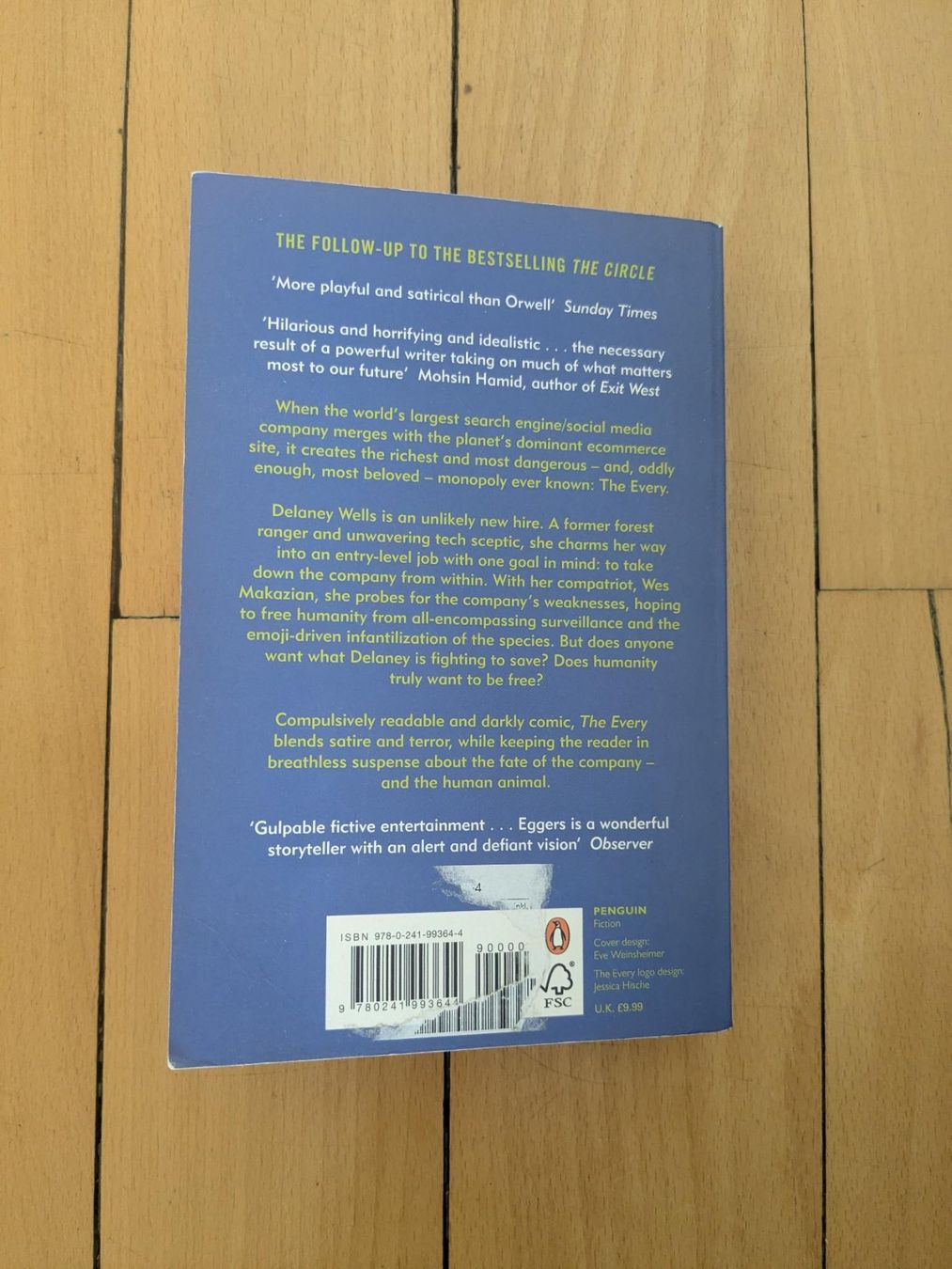 Libri: The Every - Dave Eggers – Usato da Zürich venduto da reb_gdl9 1