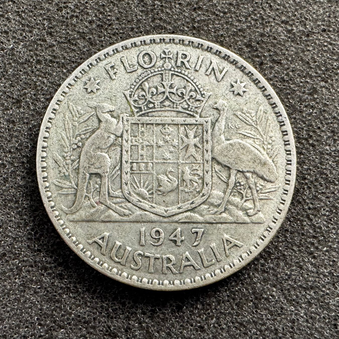 Tutti le monete: 1 Florin Silber Australien 1947 - 1 – Usato da Reitnau venduto da tb-muenzen