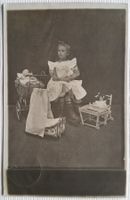 AK Ansichtskarte, Mädchen mit Puppe (IX), 1909