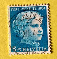 Nr.J 205 GESTEMPELT Mädchenbildnis 1964   