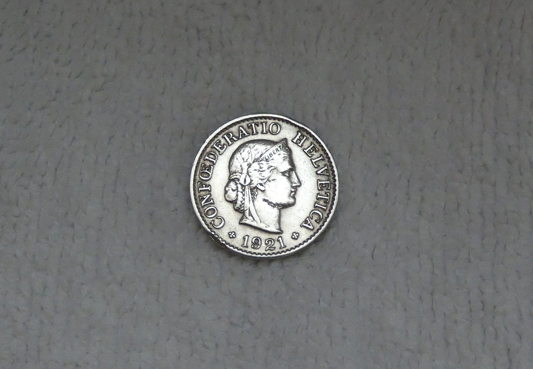 Tutti le monete: 5 centimes/rappen 1921 – Usato da Nyon venduto da Ilmi09