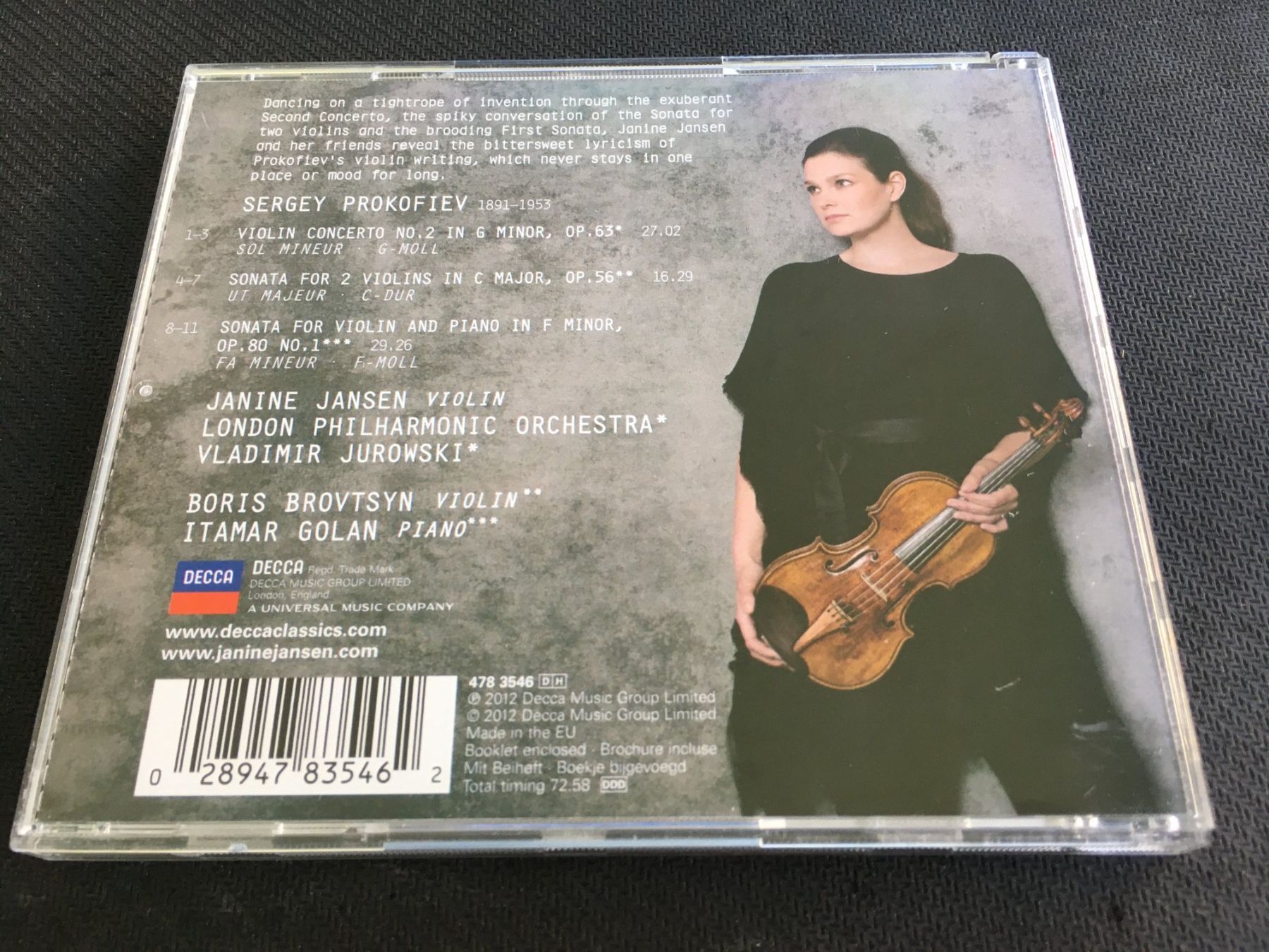 CDs: Janine Jansen - Prokofiev -CD- – Gebraucht aus St.Gallen von MedienJoe 2