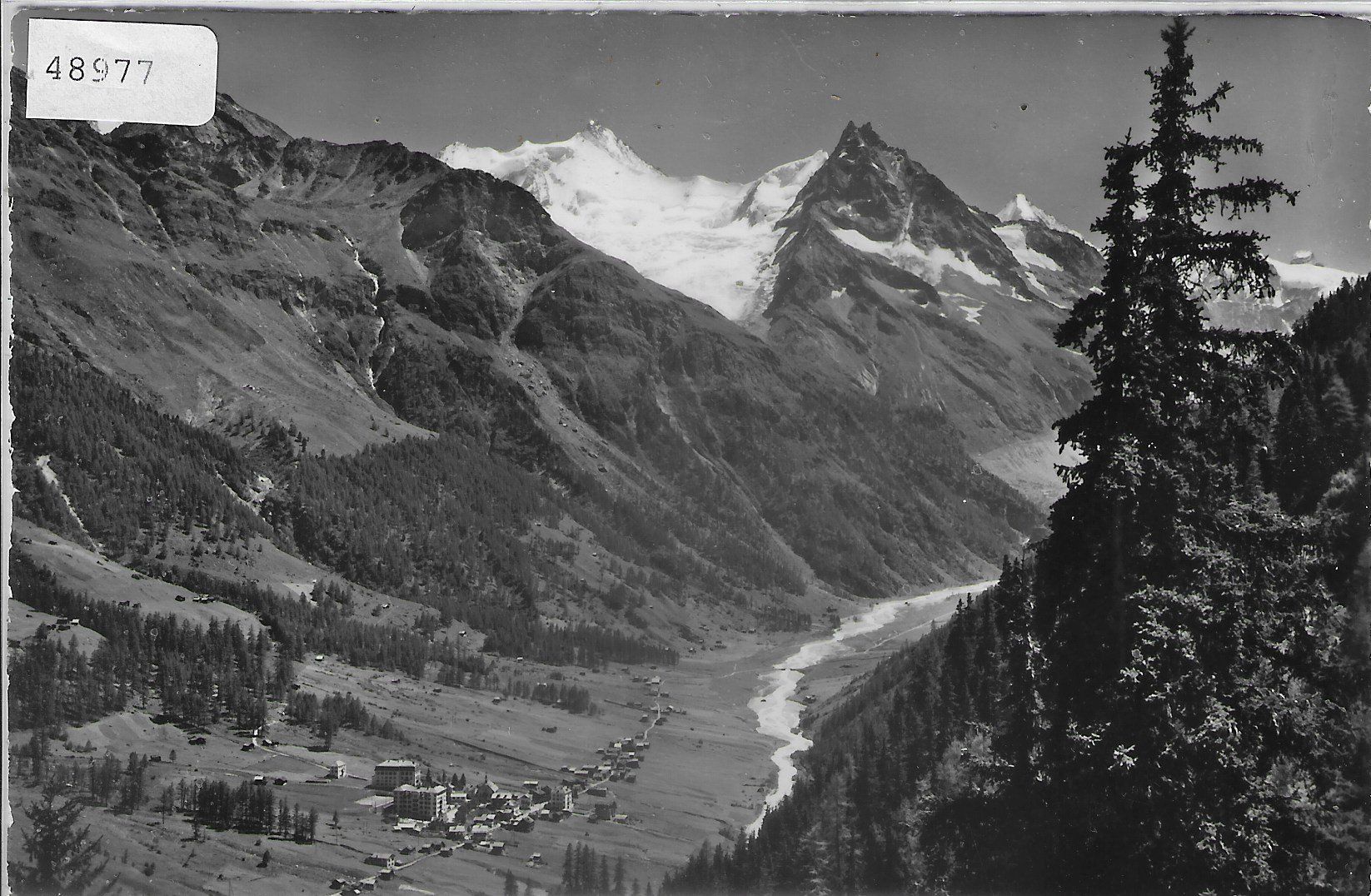 Cartoline postali: Zinal - Anniviers - Photo: E. Gyger – Usato da Ettingen venduto da Kartenplanet