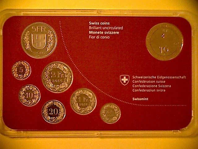 Alle Münzen: Münzsatz 2018 - Silberdistel – Neu und originalverpackt aus Buchs AG von Ged8 2