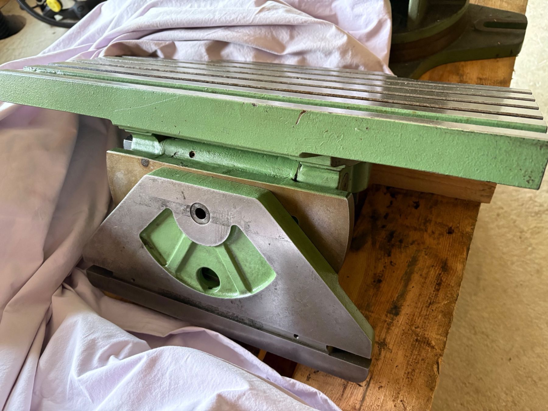 Schaublin Accessori Trattori &Veicoli agricoli: Schaublin 13 Table tournante et inclinable – Usato da Fleurier venduto da Firefox262 1