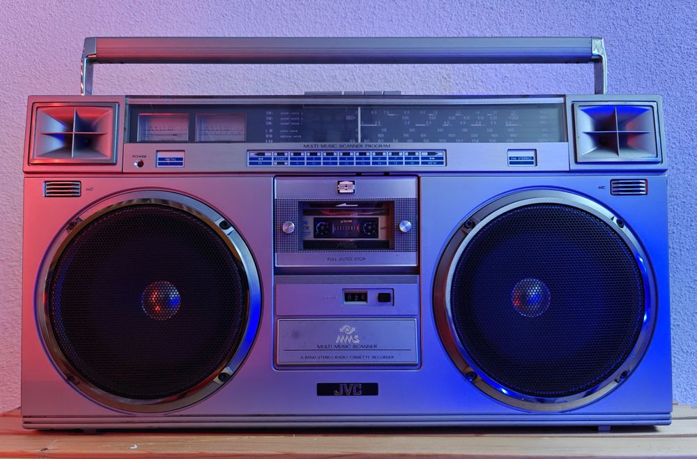 JVC rc-m70l Ghettoblaster ( radio fonctionne uniquement et non le lecteur K7) - CD - Musique