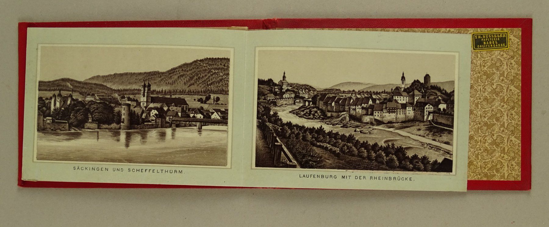 Libri: SOUVENIR DE BÂLE, BASEL, LEPORELLO UM 1890 – Usato da Grüningen venduto da Kartensammler 6