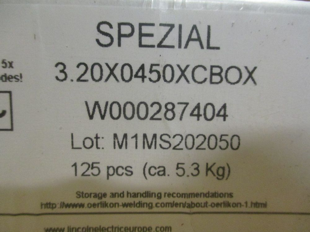 2 Pack Schweisselektroden Oerlikon Spezial 3 2 X 450mm Kaufen Auf Ricardo