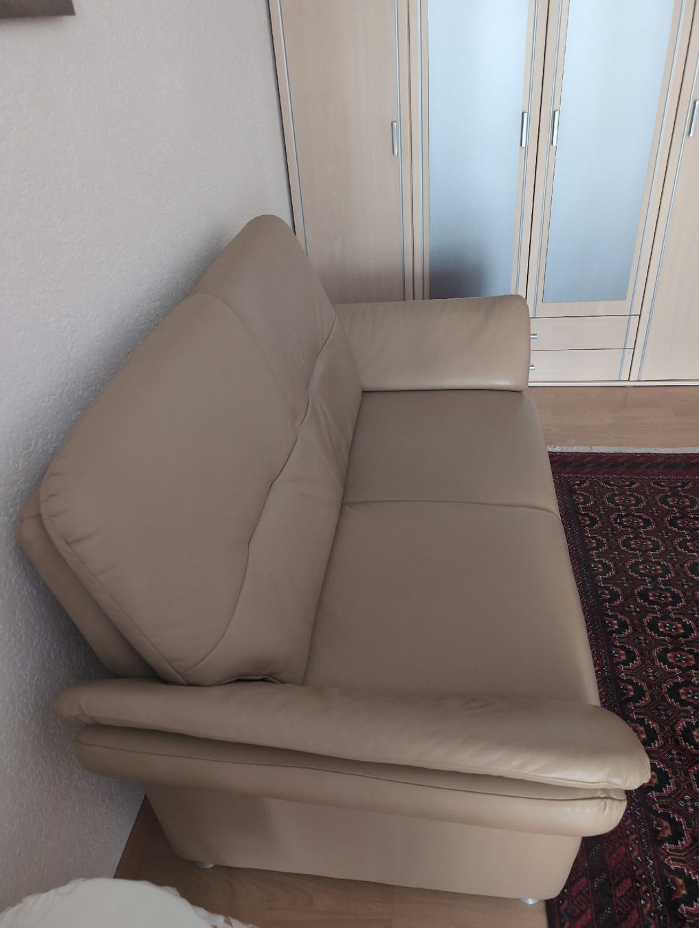 Sofas: Dunkelbeiges Sofa aus Echtleder – Gebraucht aus Schinznach Bad von bru_vrb6 1