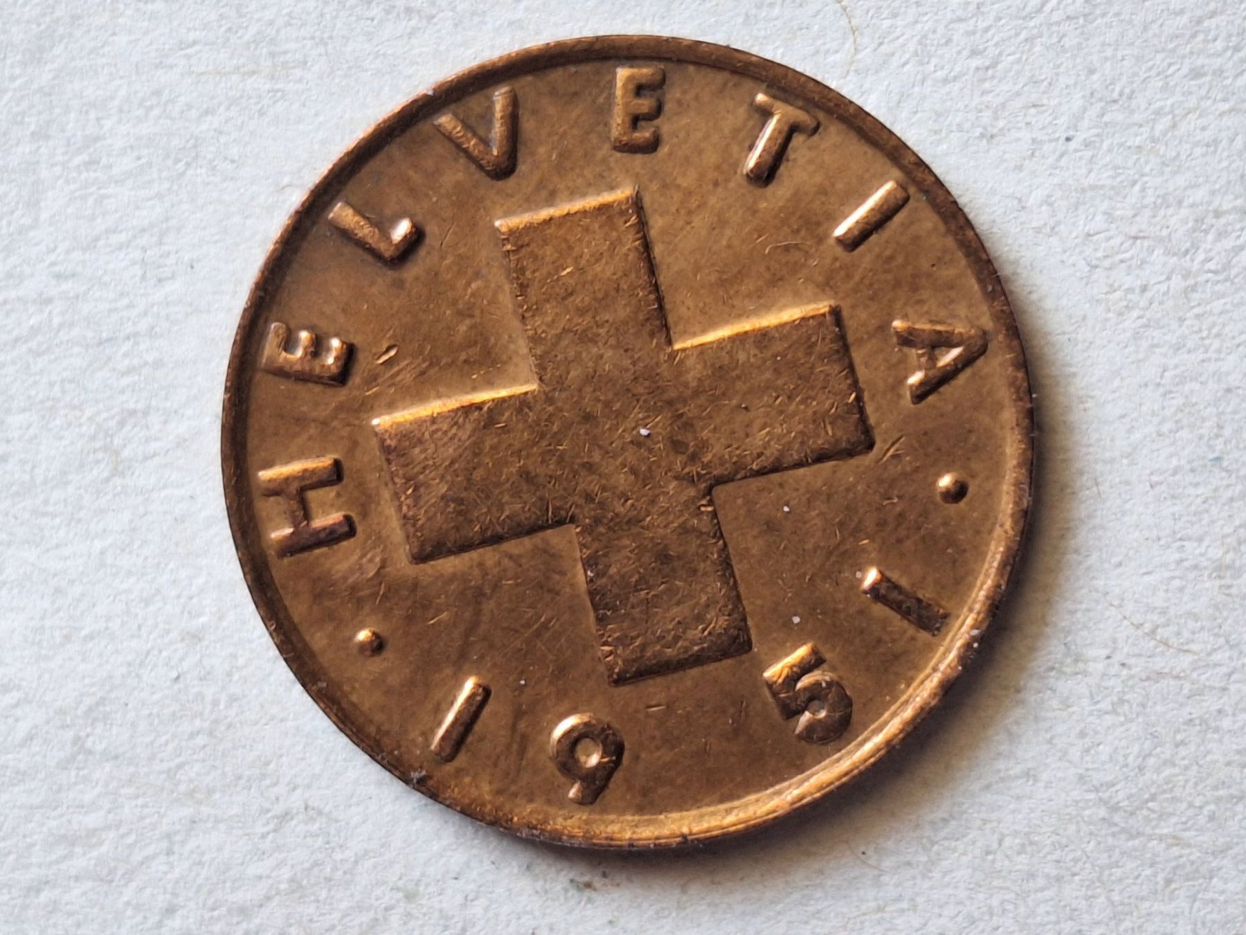 Tutti le monete: 2cts 1951 vz – Usato da Couvet venduto da zeze03