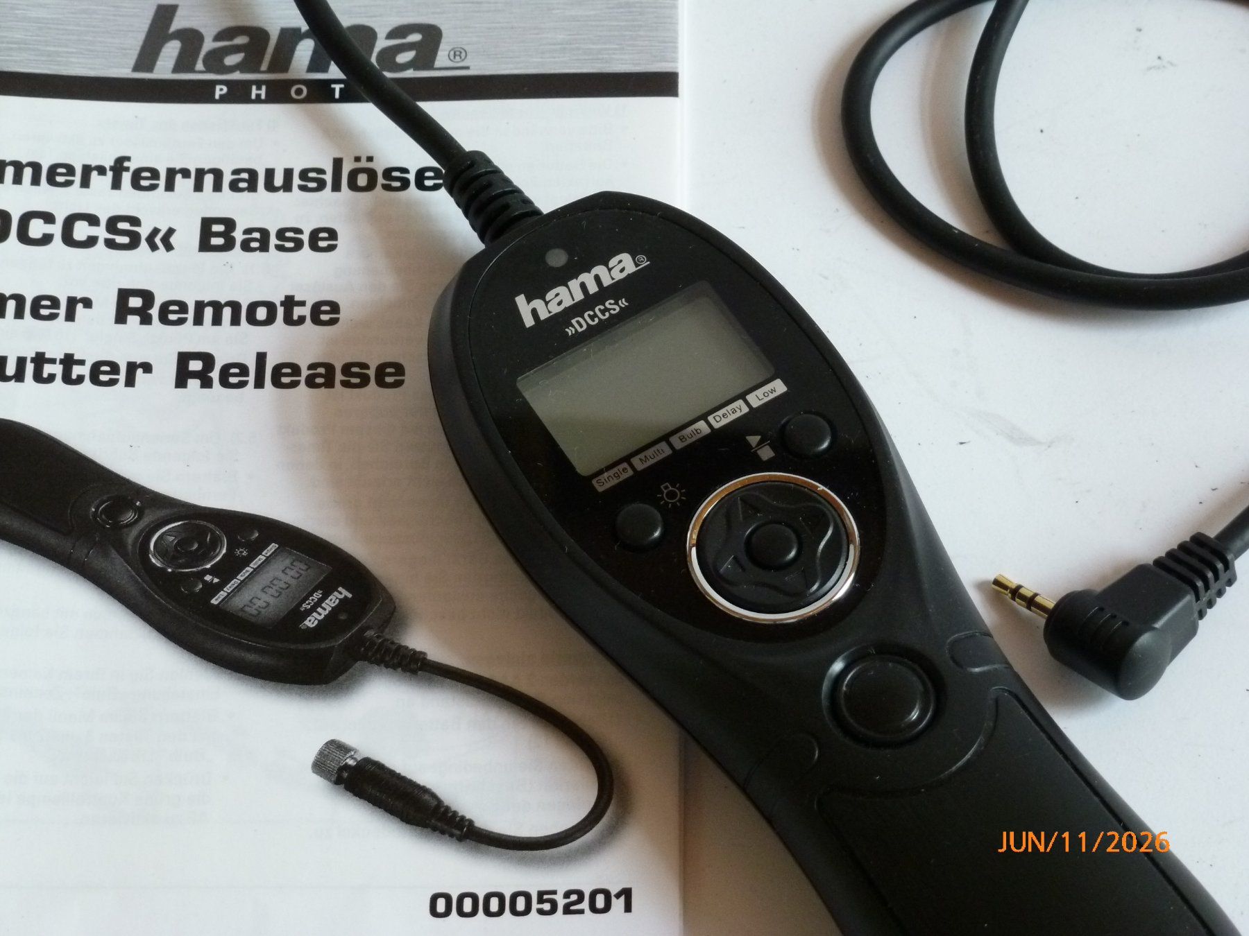 Hama Sonstiges Zubehör: Hama Timerfernauslöser "DCCS Base", Timer Remote Shutter R.. – Gebraucht aus Lupfig von Casch13 1