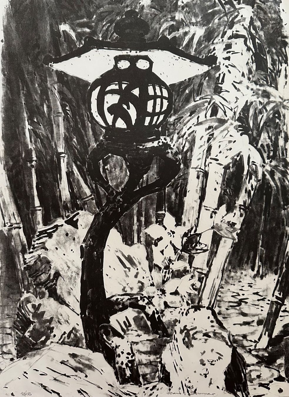 Arts picturaux & lithographies: KLAUS BRUNNER LITHOGRAPHIE SIGNIERT NUMMERIERT – D'occasion à Gersau par grafik-kunst 2