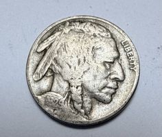 Pièce de monnaie Buffalo Nickel 1929 5 cents état usé