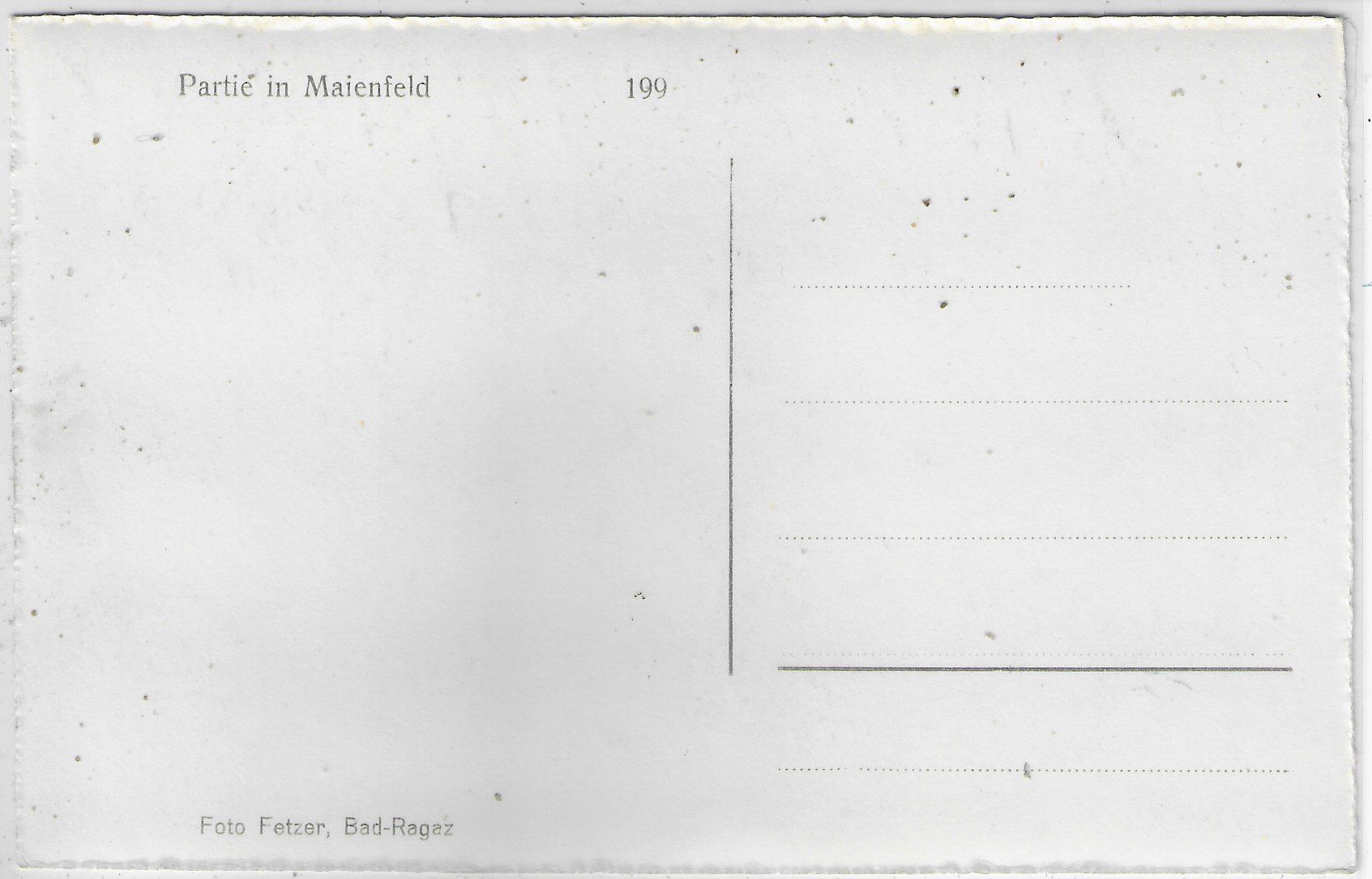 Cartoline postali: Partie in Maienfeld – Usato da Ettingen venduto da Kartenplanet 1