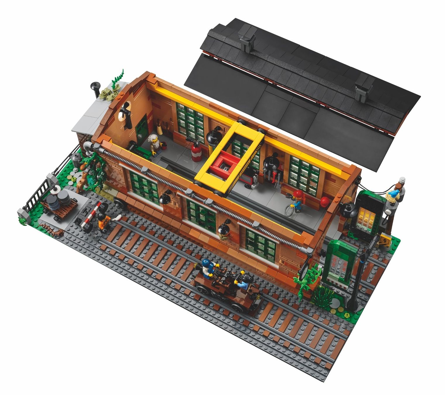 Lego Kit di costruzioni: Lego Bricklink Designer Serie 1/ Old Train Engine Shed – Nuovo e nell'imballaggio originale da Burgdorf venduto da Pistar 3