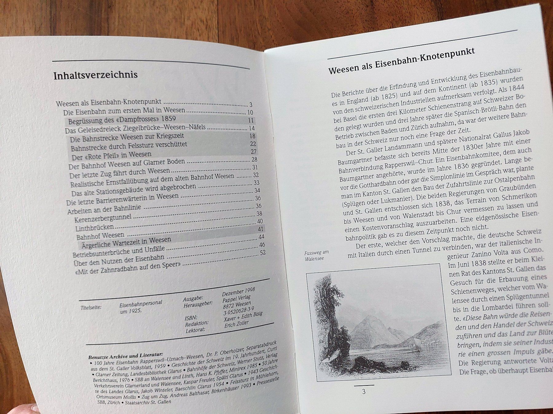 Zeitschriften & Magazine: Weesen - Die Eisenbahn in Weesen – Gebraucht aus Schönenwerd von Steidi 1