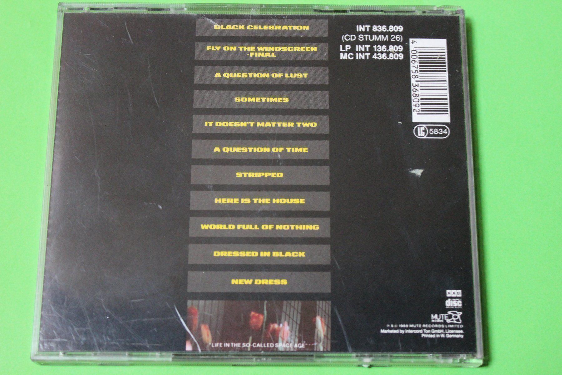 CDs: Depeche Mode - Black Celebration CD 1986 – D'occasion à Tübach par JamesStone 2