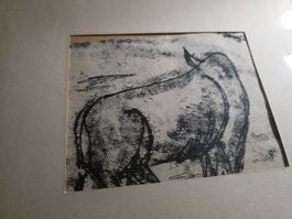 Bild Stier Fantasy Stier Torro - 35 x 27 cm