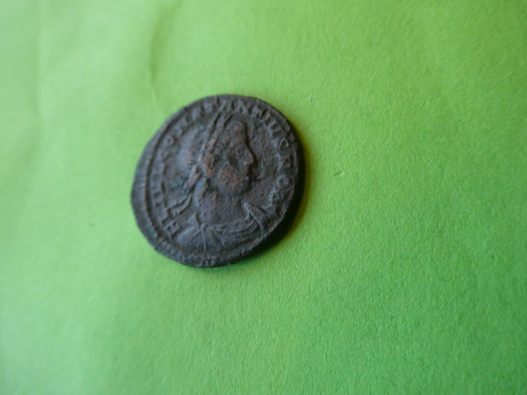 Alle Münzen: uralte   Bronzemünze  19 mm  2.26 g – Gebraucht aus Hinterforst von Rohusri 1
