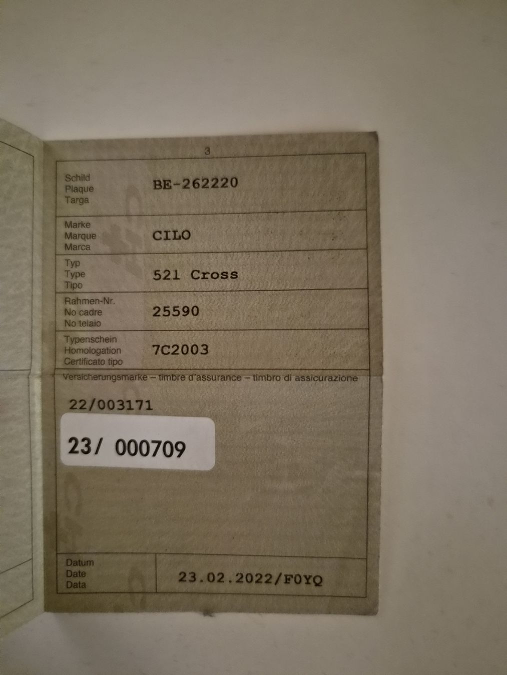 Cilo Ciclomotori: Mofa Cilo 521 – Usato da Süderen venduto da Joenug 3