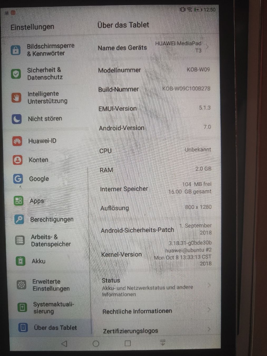 Huawei Tablet PC: Huawei MediaPad T3 – Usato da Othmarsingen venduto da Othm13 2
