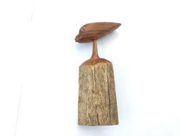 Handgeschnitzte Holzskulptur, Deko-Objekt