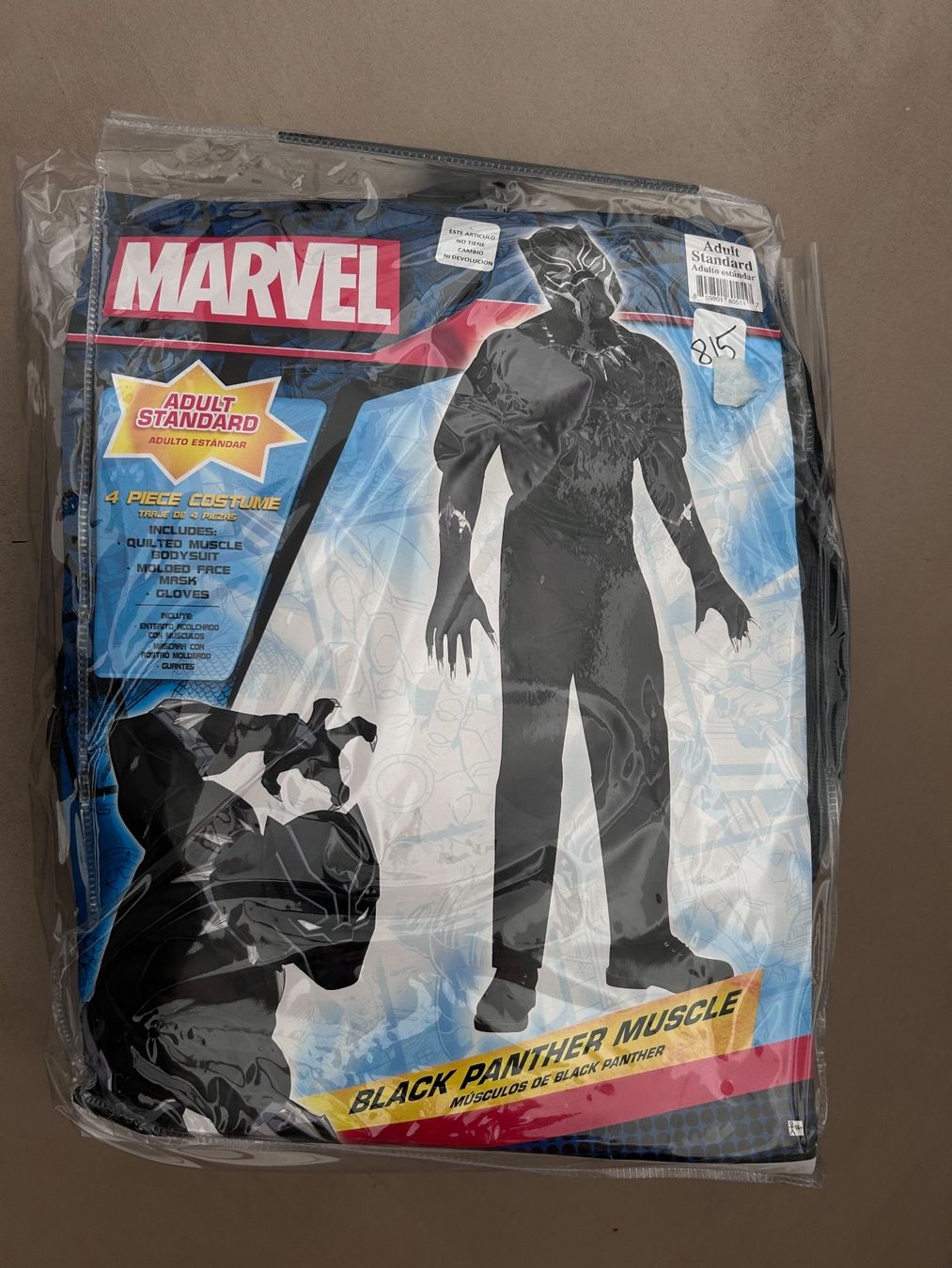 Costumi: Black panther costume – Nuovo e nell'imballaggio originale da Belp venduto da jan_6yvx