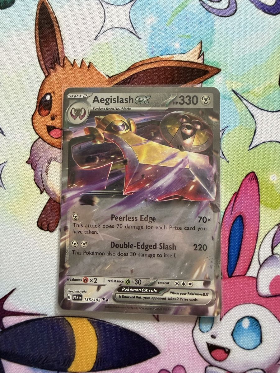 Pokémon Carte collezionabili: Pokemon Aegislash EX 135/182 PAR – Usato da Grindelwald venduto da TSG-G-Town