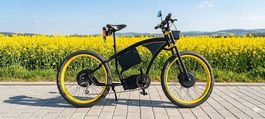 Einzelstück! PB-Bikes Black Block II.  Dual Motor,  45kmh
