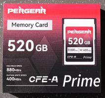 Pergear CFexpress Type A Memory Card (520GB)+ Card Reader